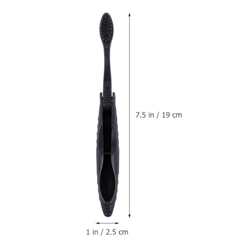 8 Pack Foldable Travel Toothbrush with Folding Handle Pp — view 2