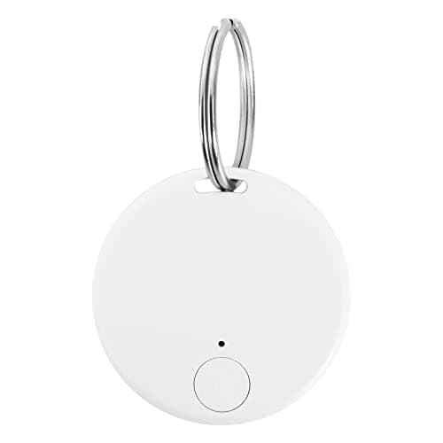 Key Finder, Bluetooth Item Locator Mini GPS Tag Live Tracking on Free App Bluetooth 5.0.Key Finder for Wallets Pets Lggage Child Locators Finder Anti-Lost Tag Compatible with Android iOS, White