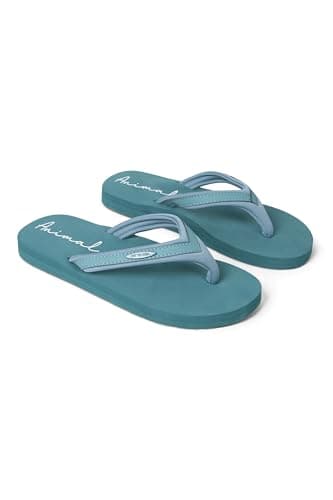 Animal Swish Womens Lightweight Flip-Flops Pale Gre 5