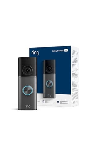 Ring Battery Video Doorbell 4K Pro (newest gen), DIY Wireless Doorbell Camera, Retinal 4K, wide-angle, 10x Zoom, Quick Release Ultra Battery Pack, 30-day free trial of Ring Subscription Plan