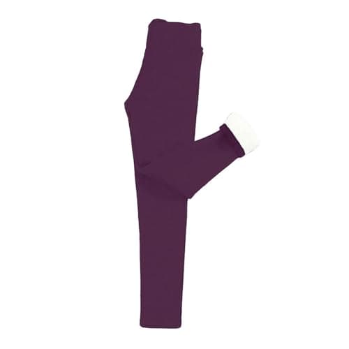 Thermal Leggings Women with Pockets High Waist Thermal Leggings with Pockets Long Winter Warm Tummy Control Yoga Fitness Stretchy Pants Trousers Outdoor Travel Hiking Camping Skiing Rose Gold — view 4