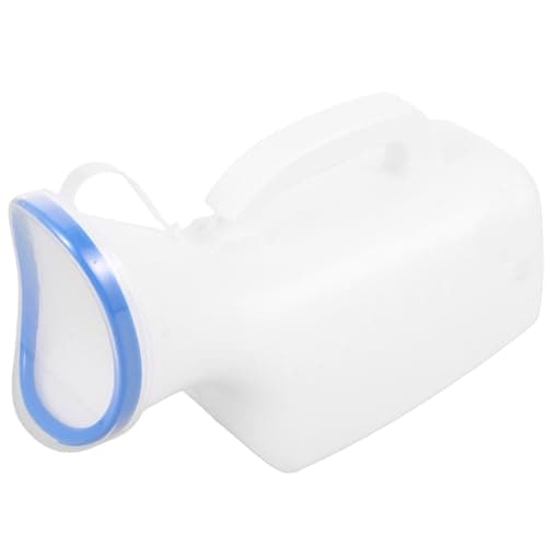 SHINYPASING Portable with Secure Lid Female Urinal Urine Container Leak-proof Random Color for Camping and Patient Care, Suitable for Elderly Women and Travel Use
