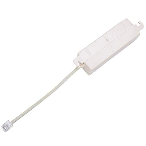 Agwuoetr Beige RJ11 6P4C Male Plug to 5 Ports 6P2C Female Socket Phone Line Splitter Adapter — view 3