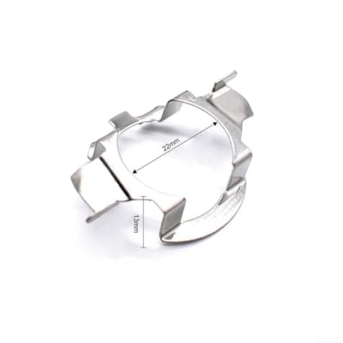 2-Pack H7 LED Headlamp Base 5x3.2cm Silver — view 3