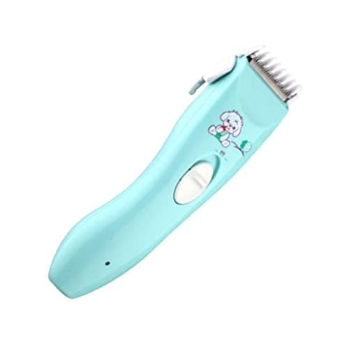AUTSUPPL Electric Hair Clipper Sky-Blue USB Rechargeable Hair Trimmer with Safety Head Thin Tooth Spacing Portable Body Grooming Tool for Men