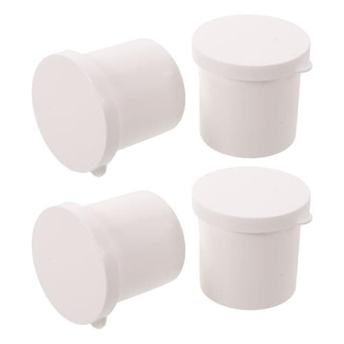 SOLUSTRE 4pcs Refillable Vacuum Cosmetic Lotion Bottles 30ml Airless Pump Dispensers with Consistent Dosage and Scratch Resistant Ps Material for Travel Skincare
