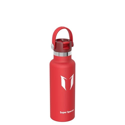 Sparrow Insulated Water Bottle Kids 500ml Metal Drinks Bottle with Straw — view 2