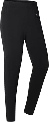 Heated Leggings with Multi-Zone Heating USB Rechargeable Electric Thermal Pants Lightweight Washable Base Layer for Men & Women Cold Activities Black — view 5