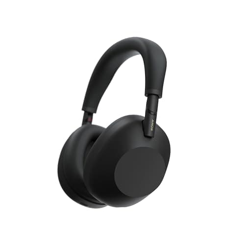 SONY WH-1000XM6 Flagship Noise Cancelling Over-Ear Wireless Bluetooth Headphones, Signature Hi-Res Sound, Comfort, Foldable Design, Durable Case, 30 HR Battery NC On, iOS & Android – Black