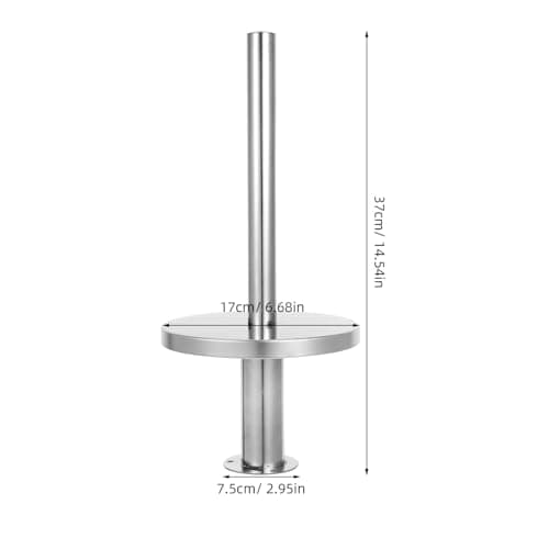 PRETYZOOM Grocery Bag Holder Stand for Bulk Bags with Sturdy Stainless Steel Construction and Ergonomic Space Saving Design for Dry Goods Areas and Packaging Needs — view 2