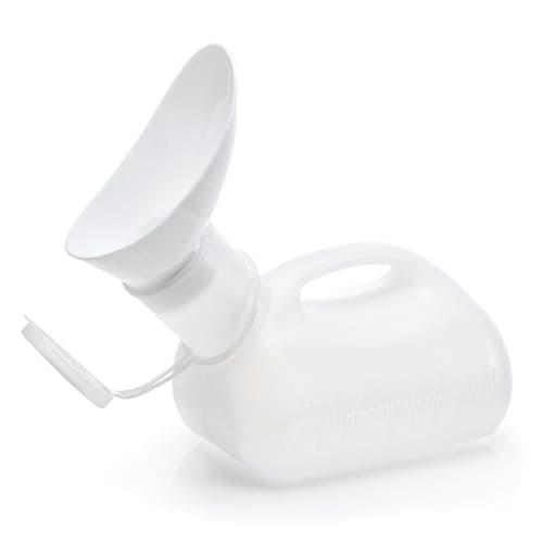 1 x Easy Care Solutions Unisex Urinal Bottle | 1000ml | Spill-Proof | — view 3