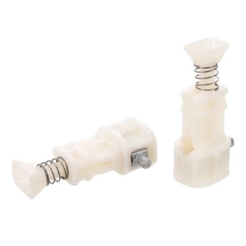Mikinona Luggage Handle Replacement Parts PVC Material, Reliable Stability and Easy Installation 2pcs with Spring Loaded Latch Lock Buckle Clips for Suitcase Repair and Travel Accessories