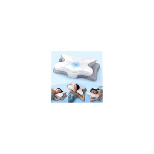 Cervical Memory Foam Pillow for Neck Pain Relief, Side Sleeper Pillow