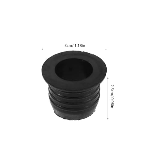 HEALLILY 6pcs Silicone Wine Cork Adapter Reusable Bottle Plug Connector for Large Neck Liquor Bottles to Neck Wine Sealing Spout — view 2