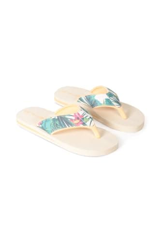 Animal Swish Womens AOP Slip-On Flip Flops Beige 7 — view 3