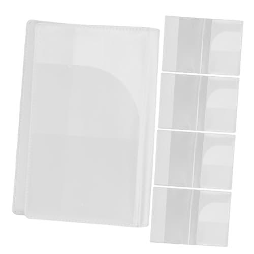 LAPYAPPE 5pcs Waterproof Passport Holder with Multiple Card Slots, Frosted Matte Plastic Travel Wallet Protectors, Wear-Resistant Passport Covers for Study Abroad and Tourism in The UK