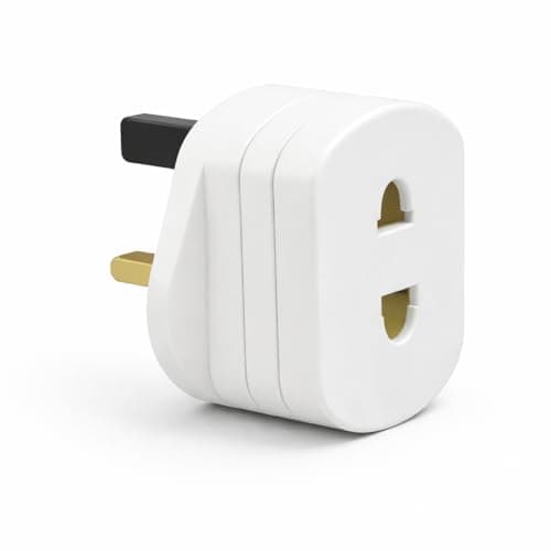 Toothbrush Adaptor Plug Electric Shaver Shaving adaptor 2 Pin Plug To 3 Pin Plug Shaver Adapter Plug Uk Power Adapter Shaver Plug 2 Pin Adapter Plug Uk For Shaving Razor (pack of 1)