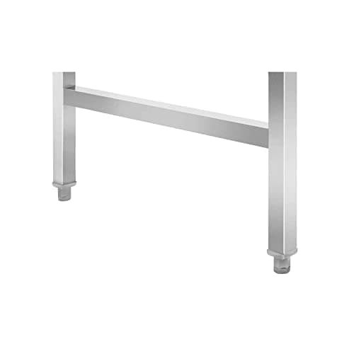 Royal Catering Stainless Steel Folding Work Table Portable Worktop Catering 60x100cm 200kg RCAT-100/60KE (Height 90.5cm, Height-Adjustable Feet 10mm, Foldable) — view 4