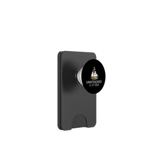 Unattached And At Sea Cruise Ship Solo Traveler Vacation PopSockets PopWallet for MagSafe