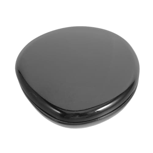 Toyvian Refillable Solid Cologne Balm Tin, Black Solid Perfume Tin