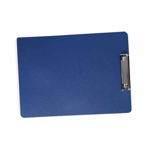 TYTOGE Desktop File Holder, A4 Plastic Clipboard Compact Multipurpose Scratch Resistant Stable School File Holder Office File Holder (Dark Blue) — view 3