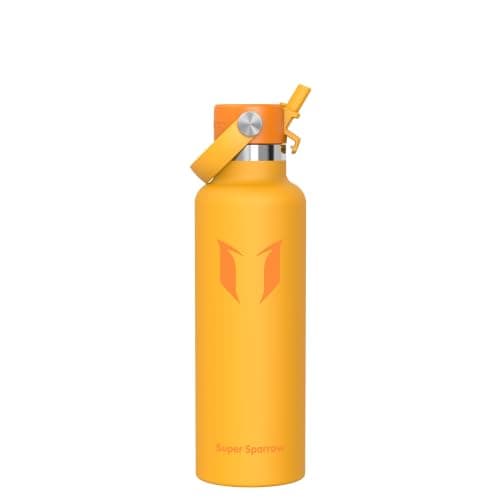 Sparrow Insulated Water Bottle 750ml FlipFlow Metal Drinks Bottle Straw