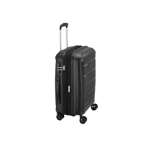 DELSEY Binalong Rigid Cabin Trolley 55 x 40 x 20 cm Expandable 4 Wheels – Black — view 3