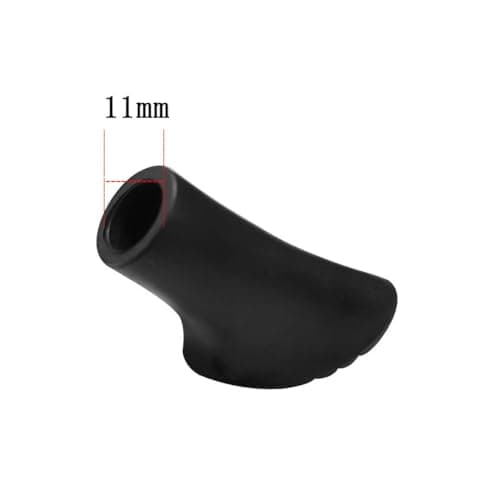 Pack of 3 Nordic Walking Poles Rubber Buffer Nordic Walking Pads Asphalt Rubber Buffer Universal Walking Poles Rubber Buffer Non-Slip Ttrekking Rubber Buffer Pads Foot Cover for Trekking Poles — view 2