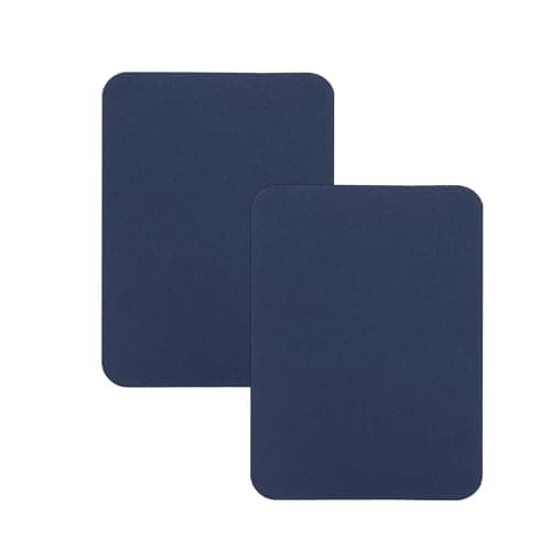 Down Jacket Repair Patches, 2 Pack Self Adhesive Fabric Patches 12.5 x 9.5cm, Waterproof Clothing Repair Patches for Jackets, Coats, Tents & Sleeping Bags, Navy Blue