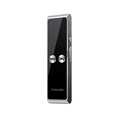 Real-Time Two-Way AI Voice Translator for Travel & Business - Silver Grey