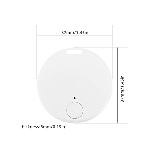 Key Finder, Bluetooth Item Locator Mini GPS Tag Live Tracking on Free App Bluetooth 5.0.Key Finder for Wallets Pets Lggage Child Locators Finder Anti-Lost Tag Compatible with Android iOS, Black — view 2