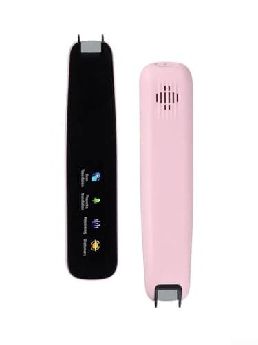 ZWEquipint Intelligent Offline Translation Pen For 123 Languages,Scanning Point Reading Dictionary For Students And Teachers, Portable ABS Smart Translator Device, Black(pink) — view 3