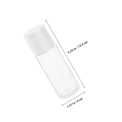 Lurrose 4pcs Travel Size Refillable Lotion Bottles 100ml Pet Dispensers — view 2