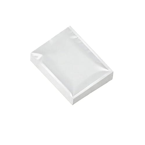 50Pcs Trasparent Vacuum Sealed Plastic Food Packaging Bag Commercial Grade Compression Storage Preservation Bag(13x19cm)