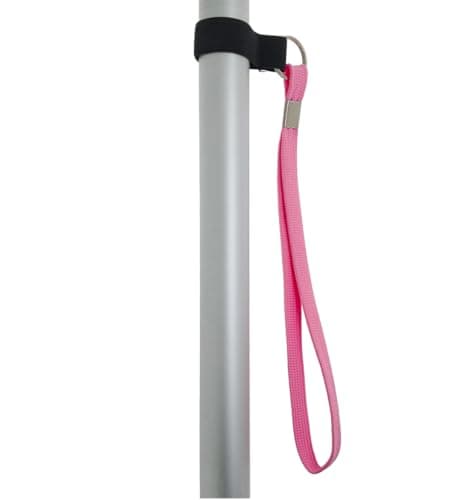 Lifeswonderful - Pair of Walking Stick or Cane Wrist Straps Cords Lanyards (Pink) — view 2