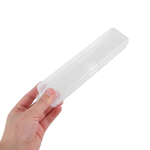 ABOOFAN 2pcs Portable Makeup Brush Storage Box with Cover for Travel Use — view 4