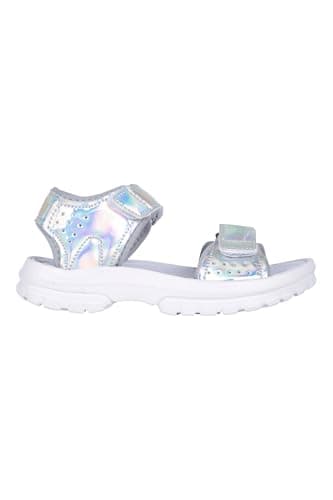 Mountain Warehouse Supernova Kids Sandal - Toddler Shoes with Neoprene Lining, EVA cushioning & Touch Strap Fastening - Spring Summer Beach, Walking & Outdoors Iridescent 2 — view 2