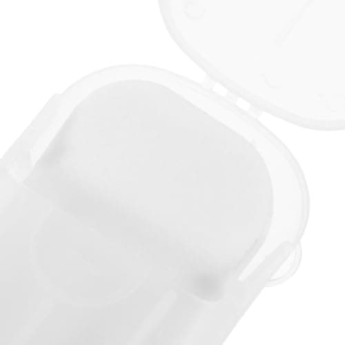 20 Boxes Portable Travel Soap Sheets, White Plastic Box Compact — view 3