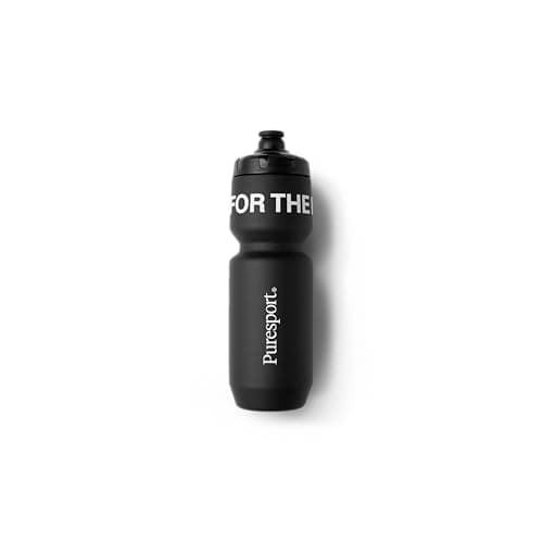 Puresport Sports Bottle, Matte Black 720ml Leak-Proof Water Bottle