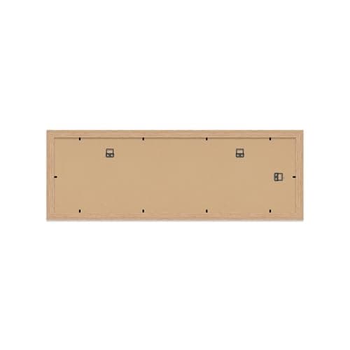 Oak Multi Photo Frame - Holds 5 x 6x4 Pictures, Family Collage Picture Frame for Wall Display, 8x26 Panoramic Frame Size, Pack of 1 — view 5