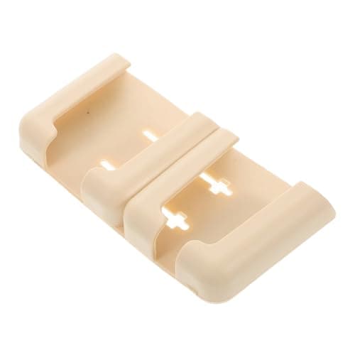 MUCKLILY Beige Plastic Dash Phone Mount for Car Dashboard Navigation