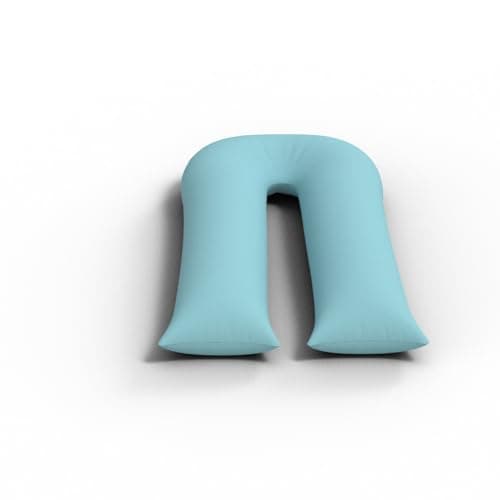 ARLINENS 12ft Long U Shaped Full Body & Back Support Pillow Extra Fill With Hollow Fiber-Soft Relieve Pain Pregnancy & Leg Support Pillow with Free Pillowcase (Duck EGG) — view 3