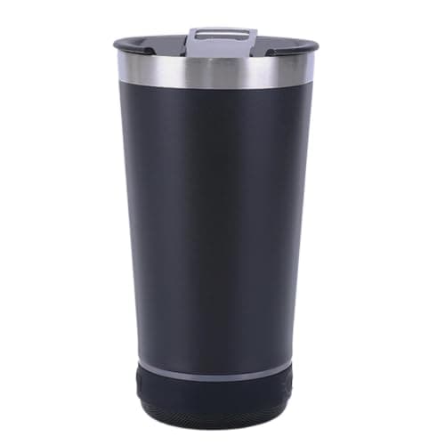 Tumbler Insulated Mug with Speaker 16oz Stainless Steel Coffee