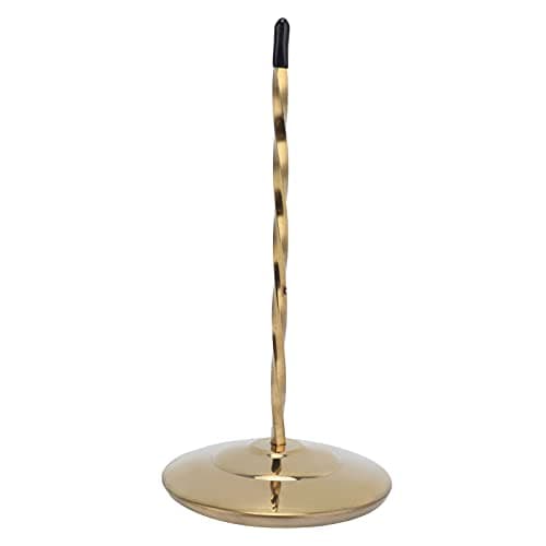 KENANLAN Receipt Holder, Thickened Non-Slip Stainless Steel Ticket Spike with Round Base for Restaurants, Bars, Kitchens (Golden Spiral Rod) — view 6