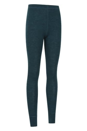 Mountain Warehouse Merino Womens Base Layer Pants Teal 10 — view 4