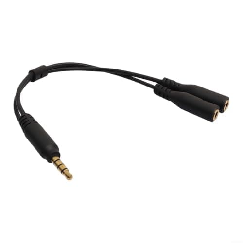 Dual Headset Adapter 3.5mm Jack for Travel Use — view 4