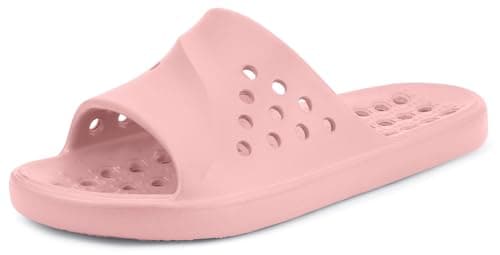Gaatpot Gaatpt Unisex Shower Shoes Drainage Hole Design,Pink,5/5.5 UK — view 2