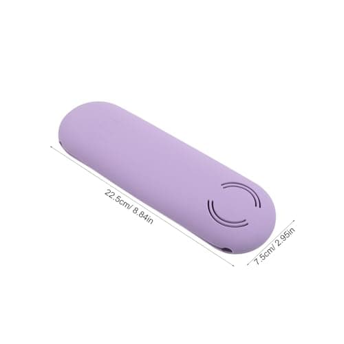 Magnetic Silicone Brush Case 9x3 Inch Lavender Travel Organizer — view 2