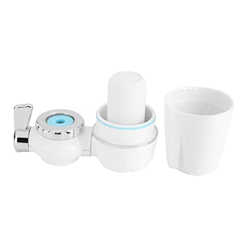 Fdit Faucet Mount Water Filter, with Washable Ceramic, Kitchen Tap