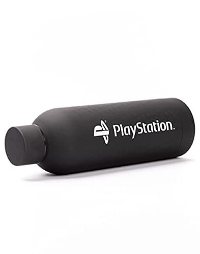 PlayStation Water Bottle For Adults And Kids 750ML | Game Console Stainless Steel Sports Travel Mug | Black White Gaming Merchandise One Size — view 3